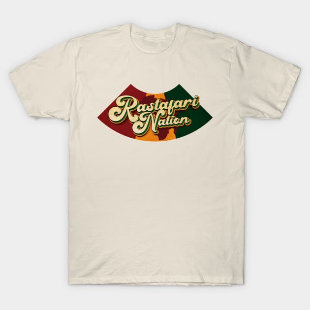 Rastafari Nation T-Shirt by CTShirts